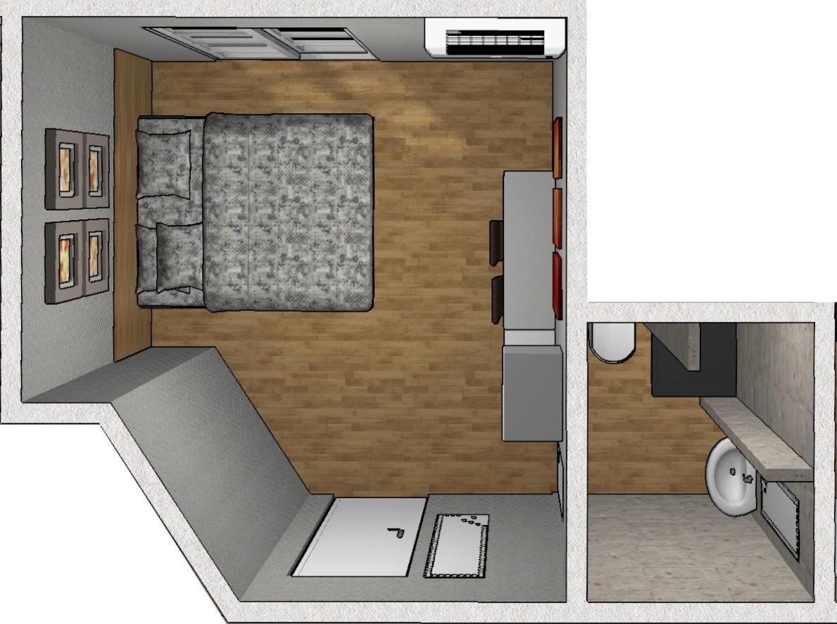 Tweepersoonskamer met Eigen Badkamer
