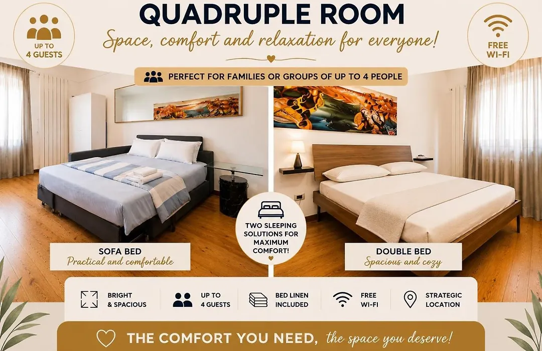 Milano Brenta Suites Room For 4-1
